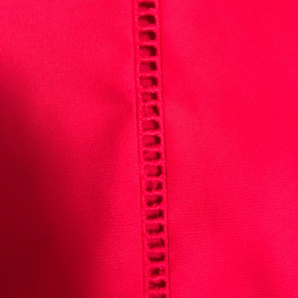 Pleione Long Sleeve Hot Pink Blouse